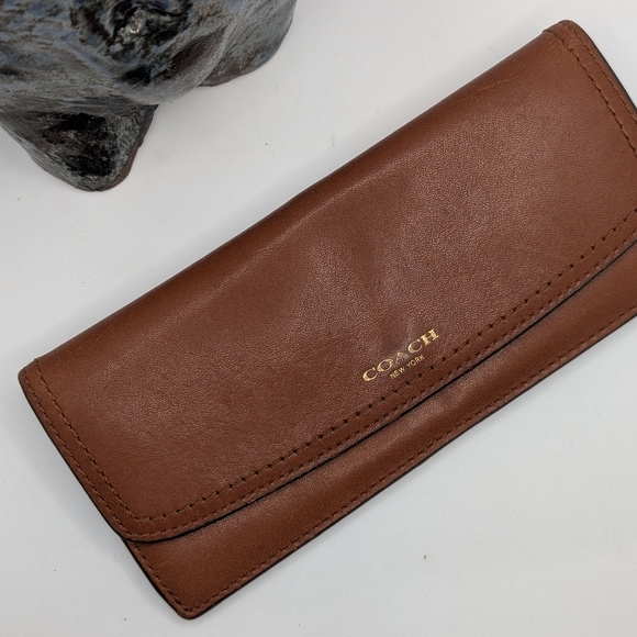 vintage Coach 2 Piece Bundle  Small Pouch And Wallet - Picture 9 of 10